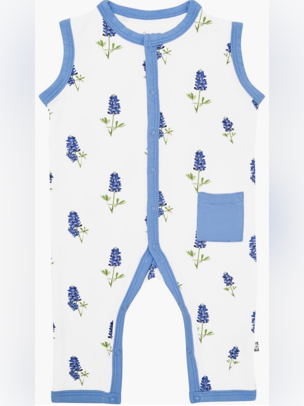 NEW Kyte Baby Bluebonnet Romper
